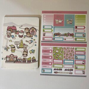 Hubman & Chubgirl North Pole Mini Journal & Planner Kit Stickers